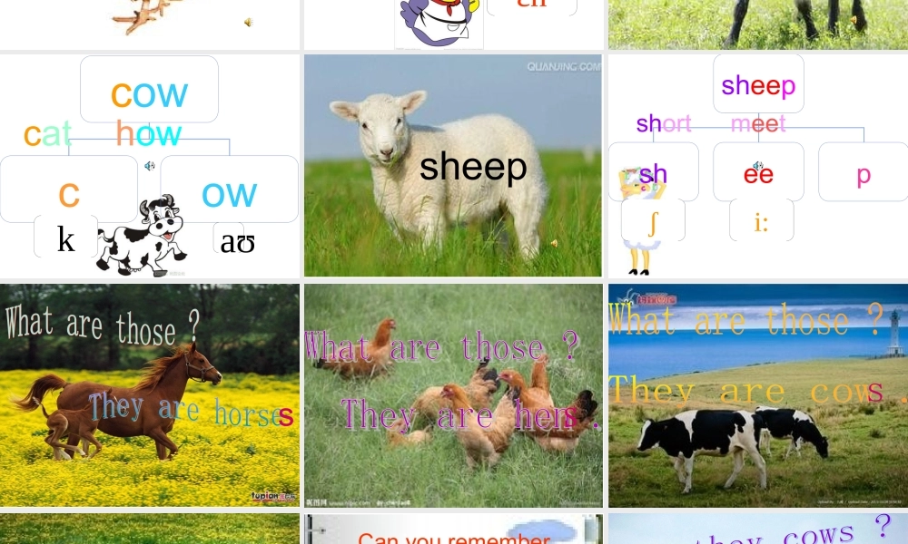 小学英语四年级下册Unit_4_at_the_farm课件