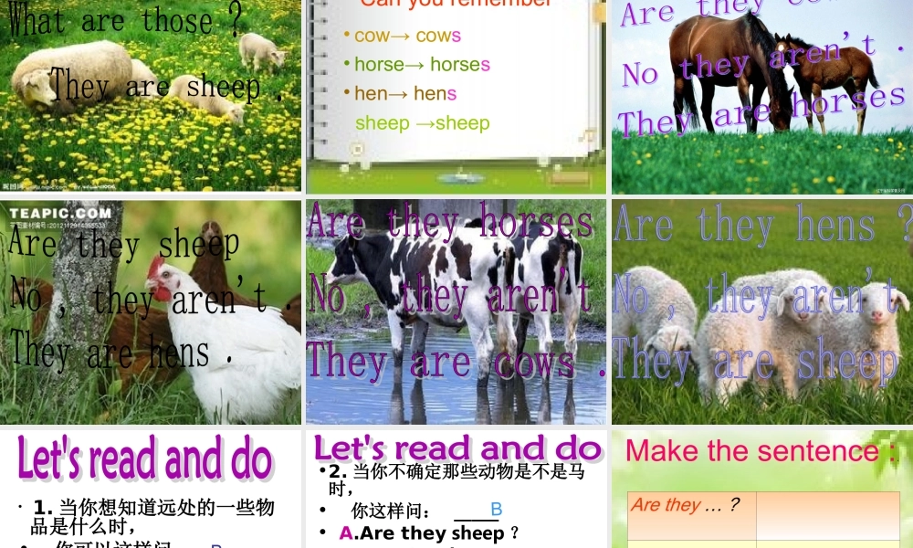 小学英语四年级下册Unit_4_at_the_farm课件