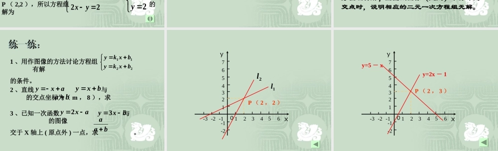 一次函数与一次方程一次不等式