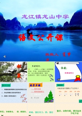 八年级语文松鼠课件1苏教版 课件