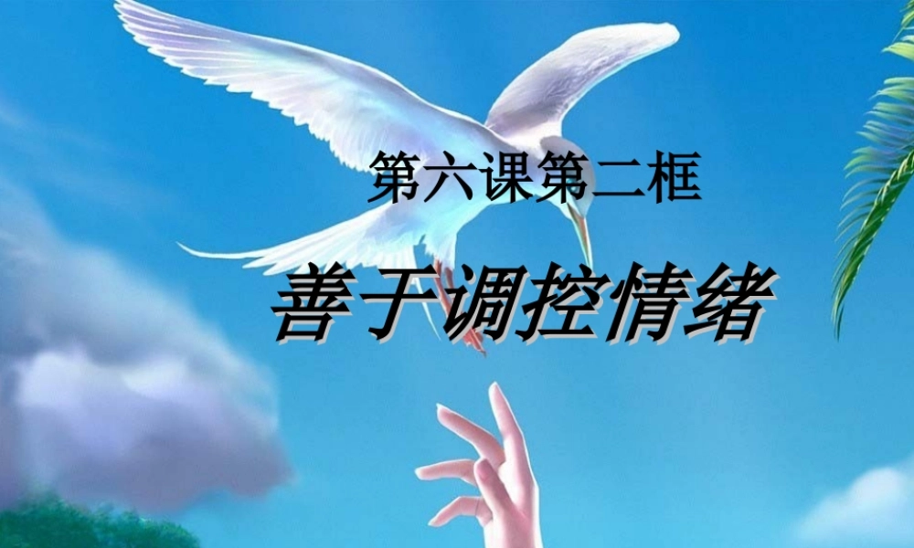 善于调控情绪 (2)