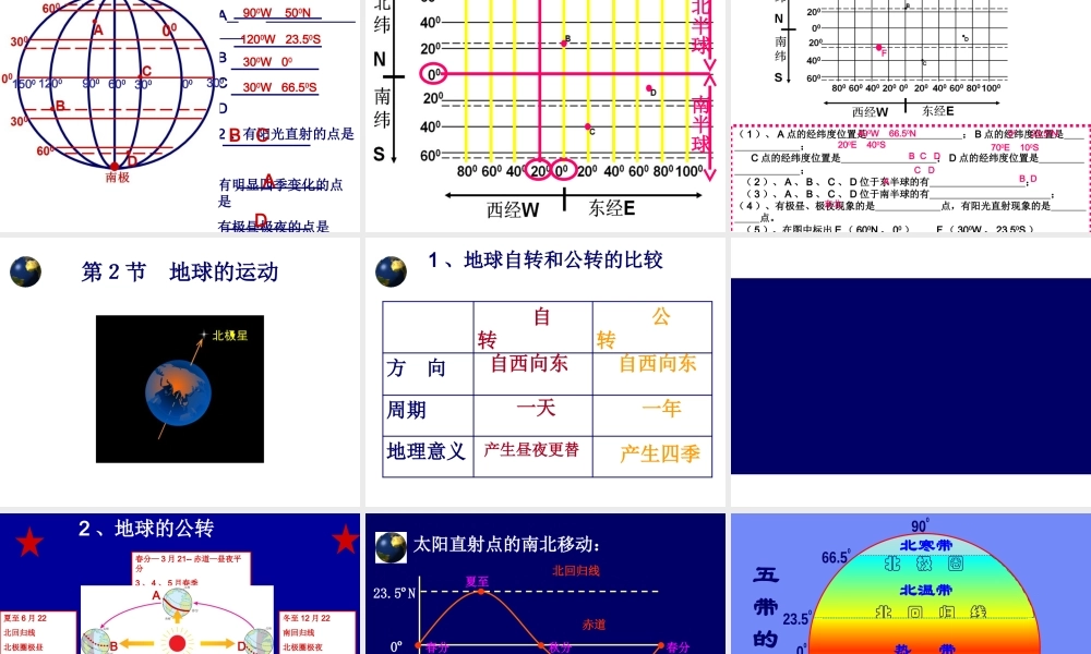 初一地理上册复习(好)