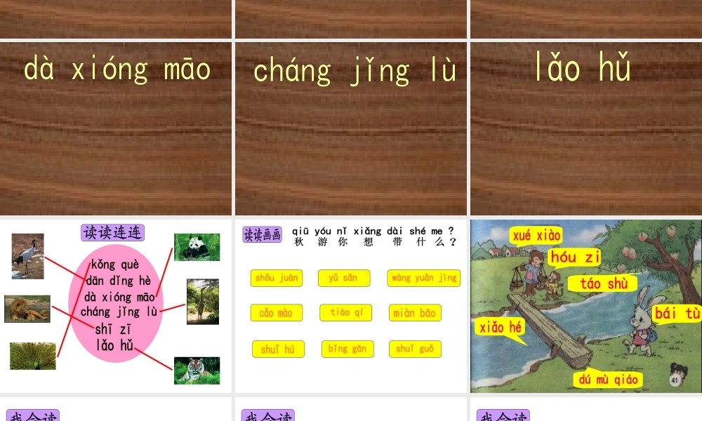 一年级汉语拼音复习四