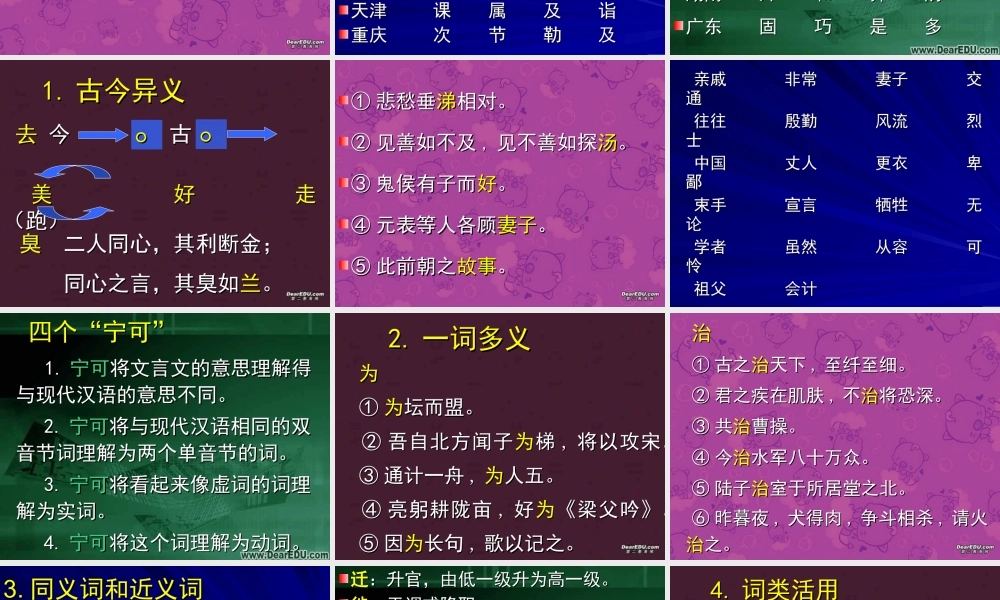 北京市清华附中高考语文复习讲义二 试题