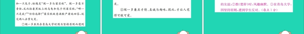 八年级语文下册 第四单元 13 最后一次讲演课件 新人教版 课件