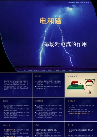 九年级物理磁场对电流的作用课件2 课件