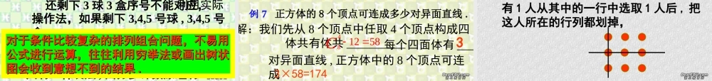 排列组合复习课 江苏地区高二数学排列课件[整理七课时]人教版 江苏地区高二数学排列课件[整理七课时]人教版