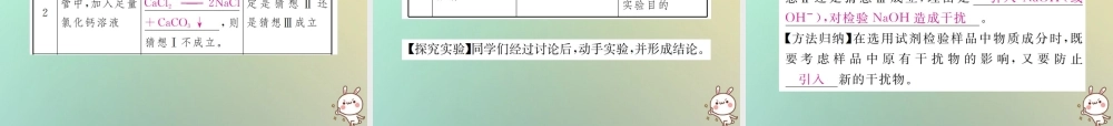 中考化学复习 题型复习(四)实验探究题 题型之一 物质成分的探究课件