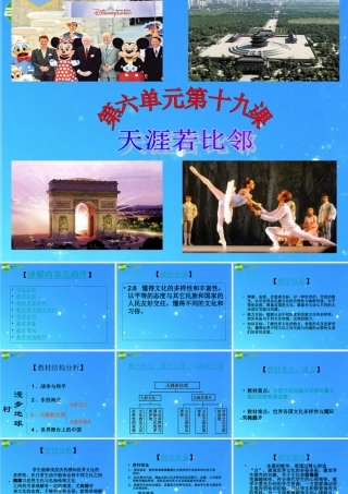 九年级政治 第十九课(天涯若比邻) 课件 教科版 课件