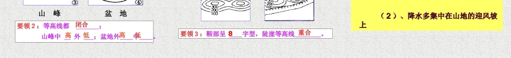 高三地理专题复习：等值线专题