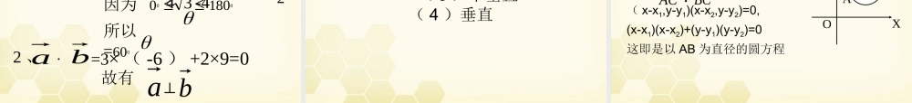 教师说课比赛课件 平面向量的数量积的坐标表示 课件