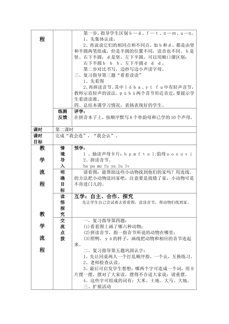 汉语拼音复习一 (2)_第2页