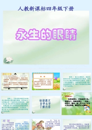 《永生的眼睛》课件 (2)