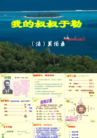 九年级语文上册 3-11 我的叔叔于勒课件 新人教版 课件