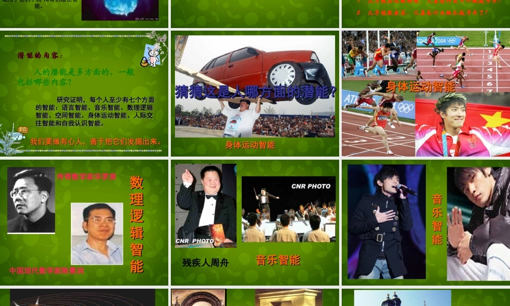 中学七年级政治上册 5.2 发现自己的潜能课件 新人教版 课件