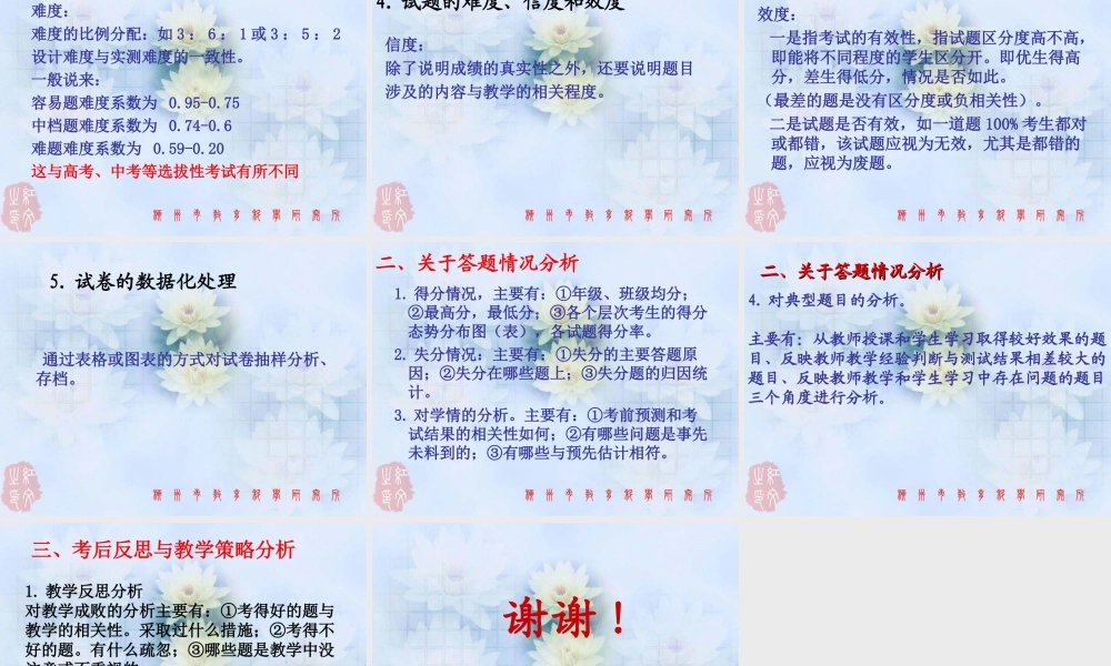 关于质量分析报告的格式与撰写方法（柳州市教科所李红文）