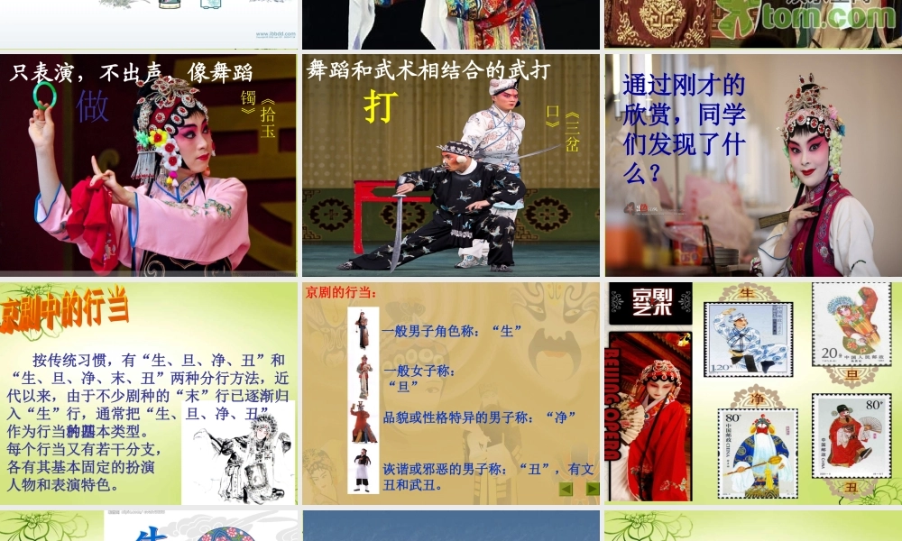 生旦净丑荟精粹