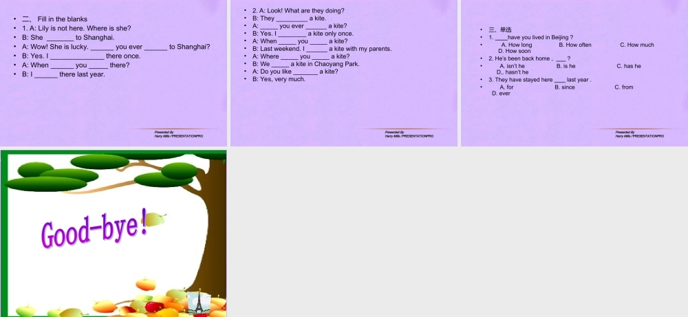 八年级英语下册 Unit 11 Working with Animals复习课件 冀教版 课件