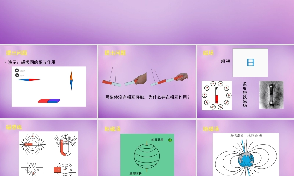 九年级物理全册 142 磁场课件 (新版)北师大版 课件