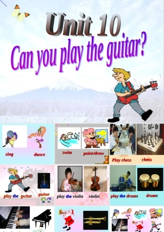英语课件七年级英语Can_you_play_the_guitar课件2