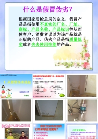 假冒危害幻灯片