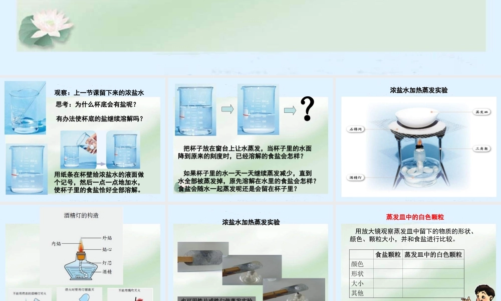 《分离食盐和水的方法》