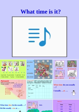 新目标七年级上册Unit11Whattimedoyougotoschool单元整体课件