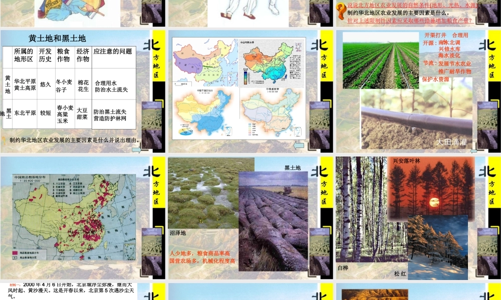 八年级地理北方地区课件