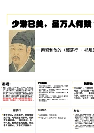 少游已矣，虽万人