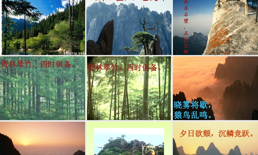 八年级语文答谢中书书课件 人教版 课件