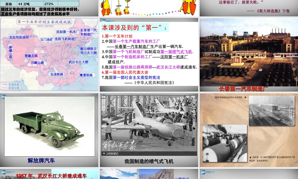 中学八年级历史下册 第4课 工业化的起步课件 新人教版 课件