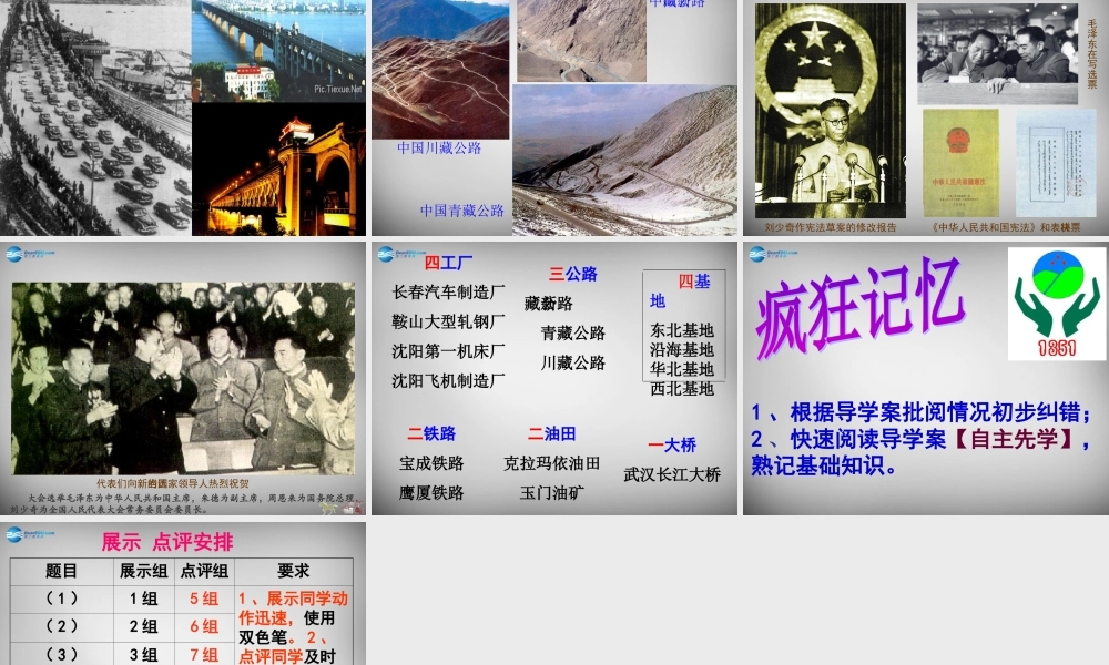 中学八年级历史下册 第4课 工业化的起步课件 新人教版 课件