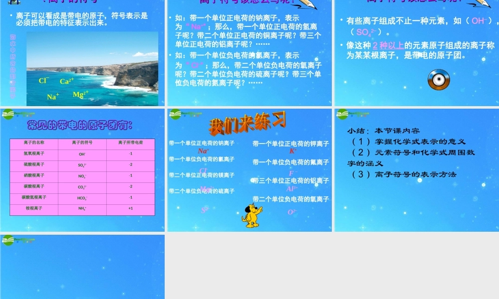 八年级科学下册 表示物质的符号(二) 课件 浙教版 课件