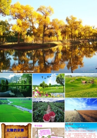 人教版六年品德与社会下册无情的灾害