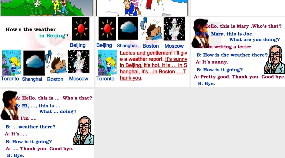 新目标七年级下 第六单元第三课时,很方便实用. 课件