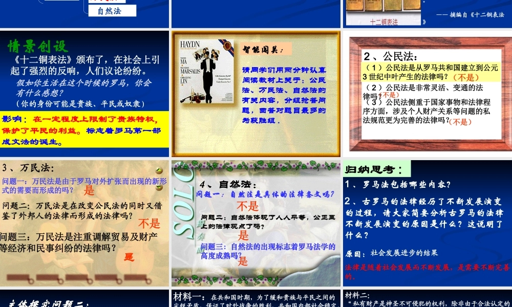 罗马人的法律[人民版