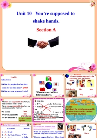 九年级英语unit10period1