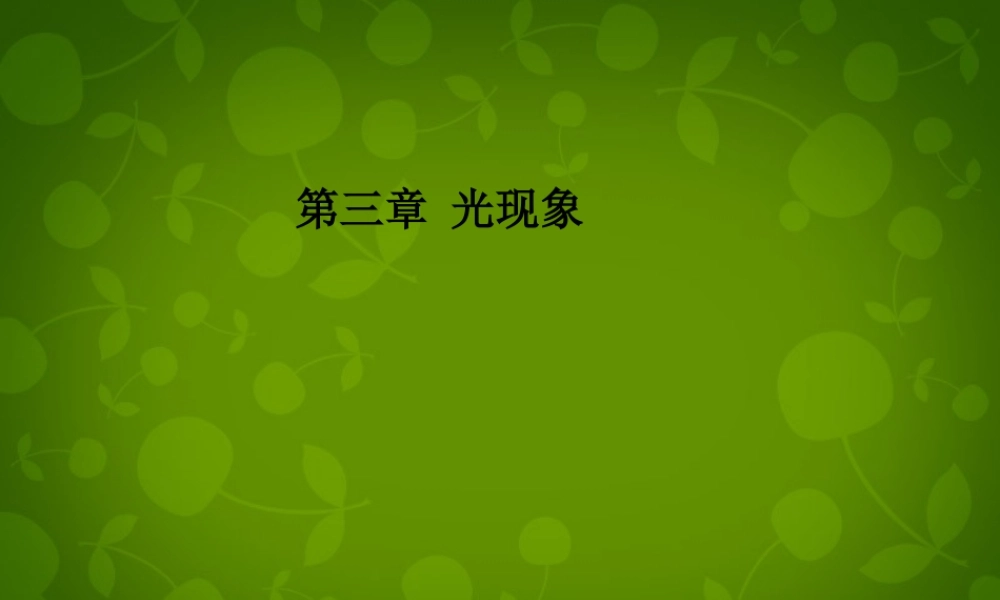 八年级物理上册 第二章 光现象复习课件3 新人教版 课件
