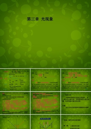 八年级物理上册 第二章 光现象复习课件3 新人教版 课件