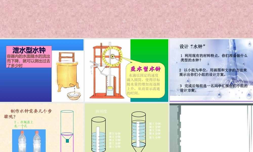 我的水钟课件