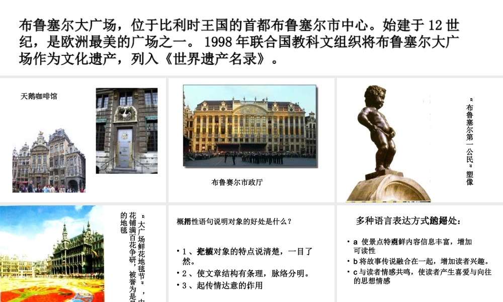 布鲁赛尔大广场