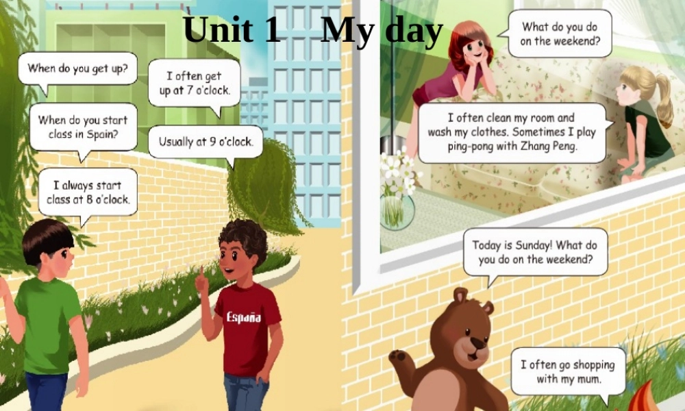 五年级unit1第二课时