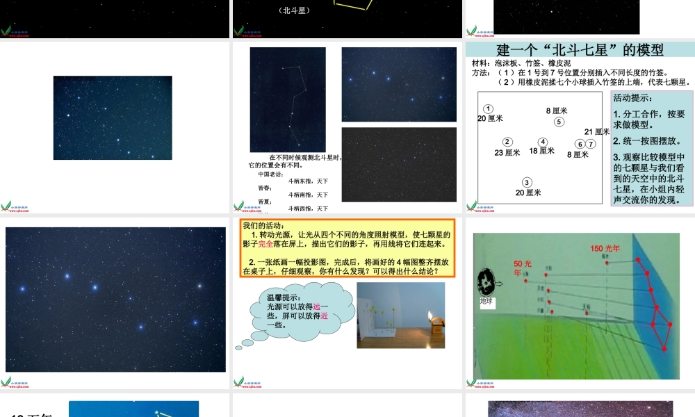 （青岛版）五年级科学下册课件夏季星空2