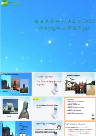 八年级英语下册 Unit 6 How long have you been collecting shells Reading课件 人教新目标版 课件
