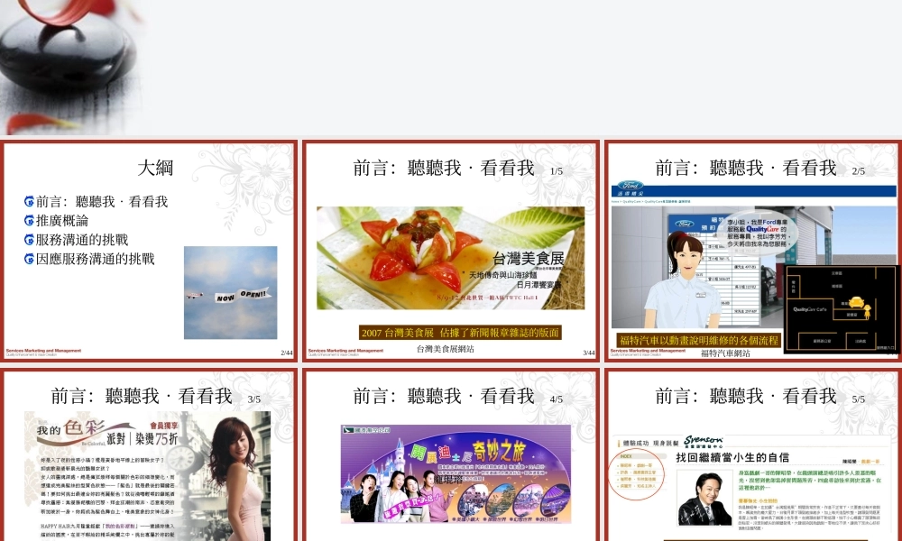 12服务的推广与沟通