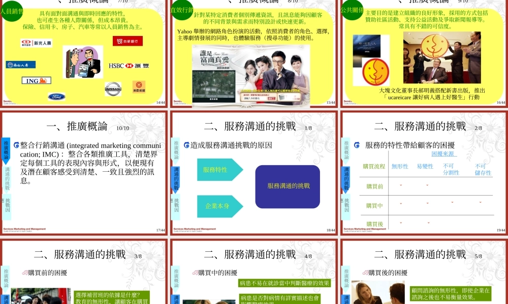 12服务的推广与沟通