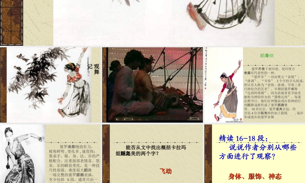 七年级语文观舞记6课件