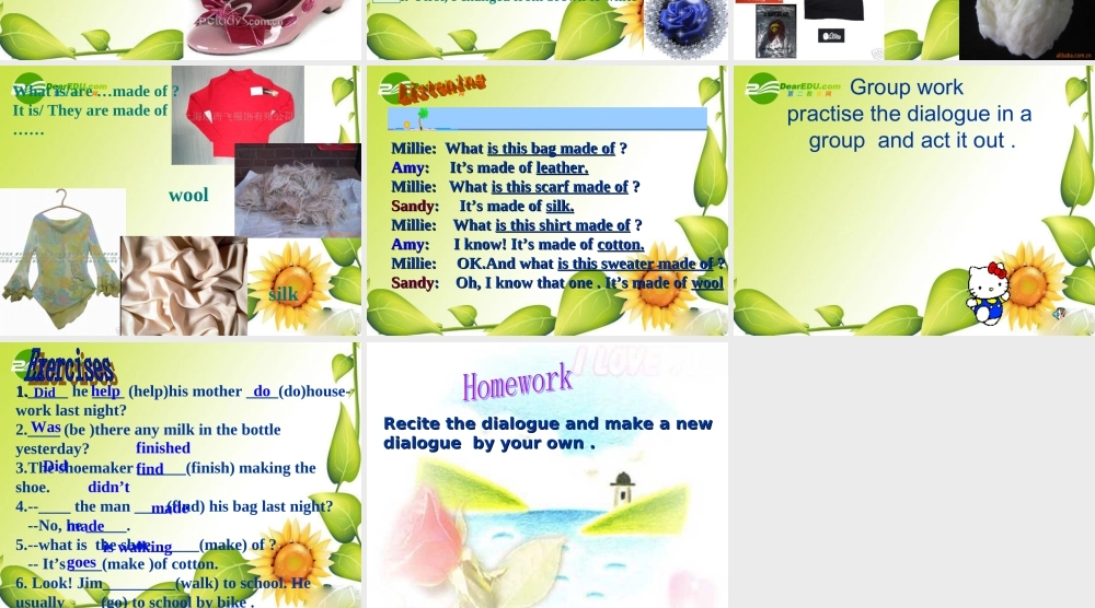 七年级英语 UNIT 6综合技能课件牛津版 课件