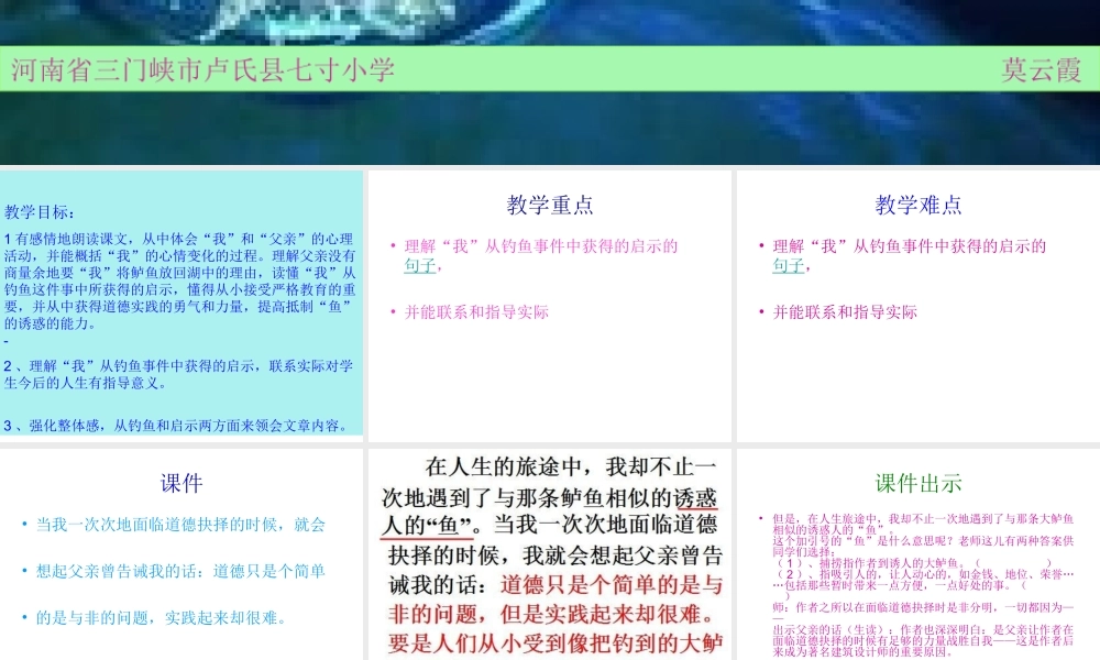 钓鱼的启示11111