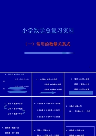 小学数学总复习资料PPT
